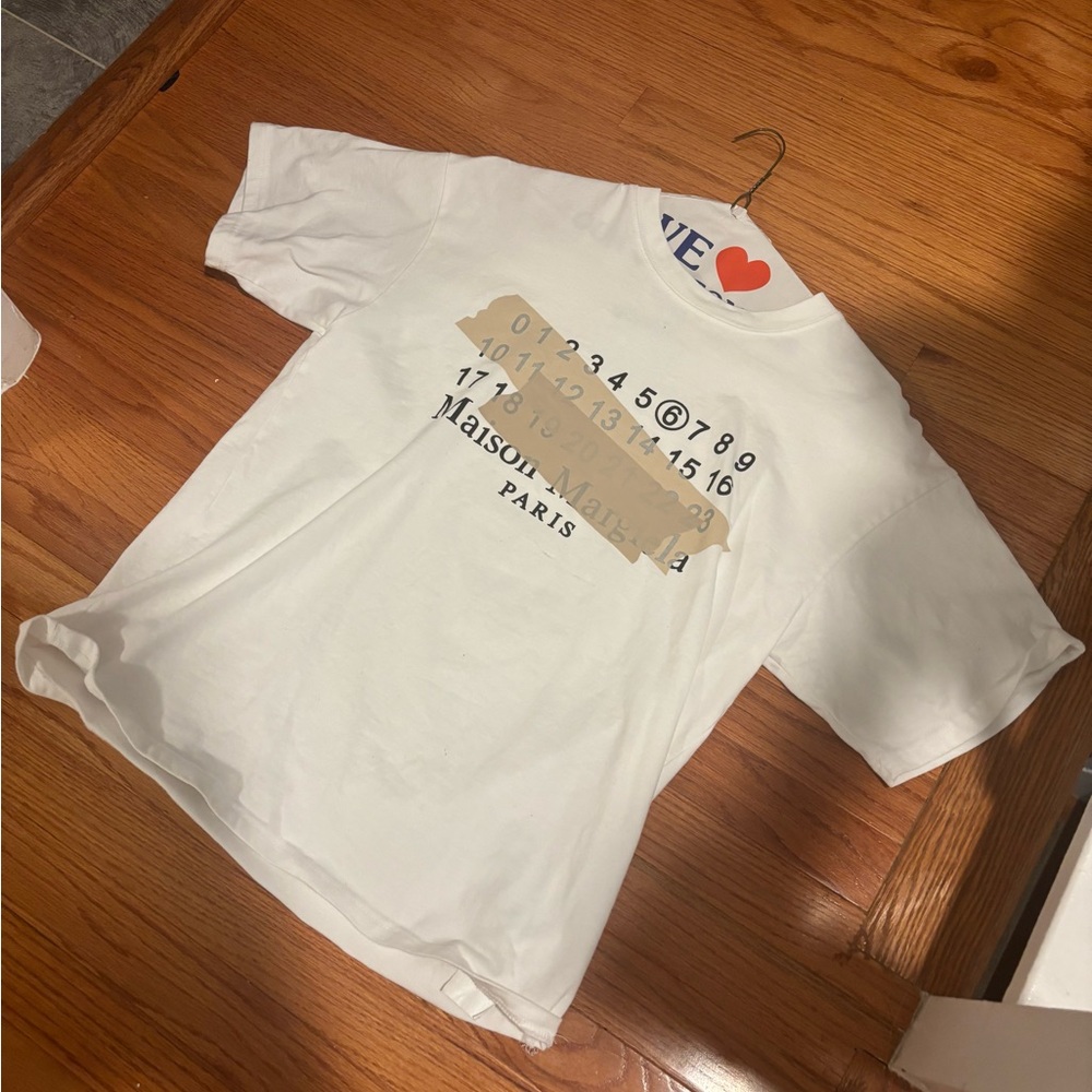 Maison Martin Margiela White Short Sleeve Tee